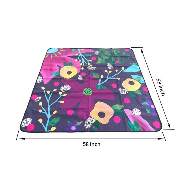 Large Picnic & Beach Blanket Plus Thick Dual Layers Sandproof Waterproof - Picture 6 of 6